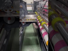 Máquina de costura y adhesivo de plegado totalmente automática