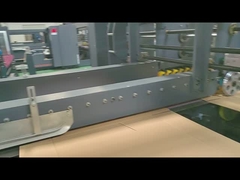 La sección plegable de la máquina de pegamento de carpetas de cartón totalmente automática con costura única o doble